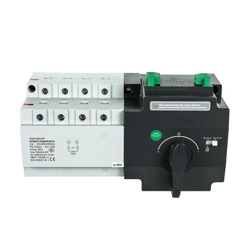 SGM-80A 63A 80A 125A 250A 4P SGM نوع المولد ATS مفتاح نقل تلقائي مزدوج الطاقة متوافق مع وحدة تحكم المولد (SGMA-630A 4P) in Saudi Arabia