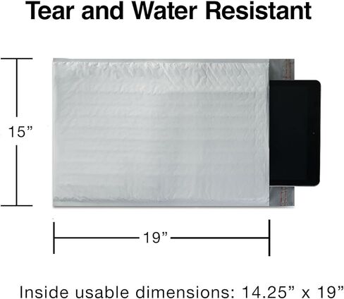 Staples 14.25"W x 19"L Peel & Seal Bubble Mailer, #7, 8/Pack in Saudi Arabia