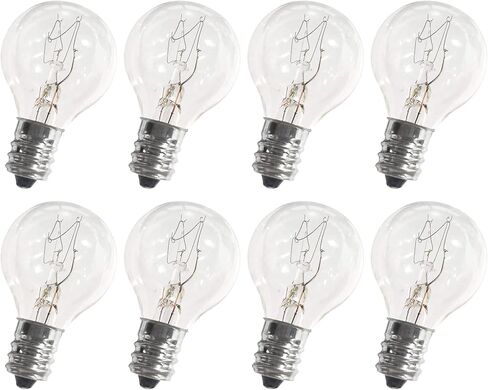 BlueStars Premium G30 E12 20W Bulbs for Middle Size Scentsy Warmers, Dimmable G30 Globe E12 Candelabra Base Clear Light Bulbs for Candle Wax Warmer - Pack of 12 in Saudi Arabia