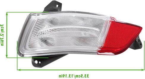 WFLNHB Backup Tail Light Left Replacement for Honda Pilot 2016 2017 2018 Inner Driver Side Rear Bumper Lamp Reflector HO2882100 34550-TG7-A02 in Saudi Arabia