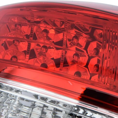 مجموعة مصابيح LED الخلفية تناسب 2016-2018 Honda HRV HR-V، مصباح الفرامل الخلفي استبدال الضوء الخلفي للجانب الخارجي الأيسر عدسة شفافة # HO2804109 in Kuwait