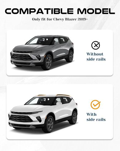 Snailfly 220 LBS Cross Bars Fit for Chevrolet Chevy Trailblazer 2021-2025 Roof Rack Crossbars Cargo Accessory in Saudi Arabia