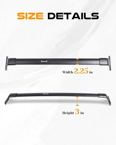 Snailfly 220 LBS Cross Bars Fit for Chevrolet Chevy Trailblazer 2021-2025 Roof Rack Crossbars Cargo Accessory in Saudi Arabia