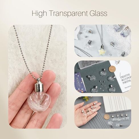 قلادة تذكارية من فراء الحيوانات الأليفة، قلادة تذكار لرماد الكلب، دائرة زجاجية شفافة قلادة على شكل جرة صغيرة للحيوانات الأليفة، مجوهرات تذكارية للنساء والرجال، قلادة قارورة للرماد، هدايا تذكارية لشعر القطط (كلب) in Kuwait