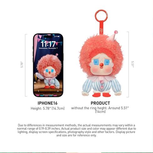 POP MART WHY SO SERIOUS Series-Crybaby Vinyl Plush Blister Pack, 8.26 inches Height, Toys for Modern Home Decor, Collectible Toy Set for Desk Accessories, 1PC in Saudi Arabia