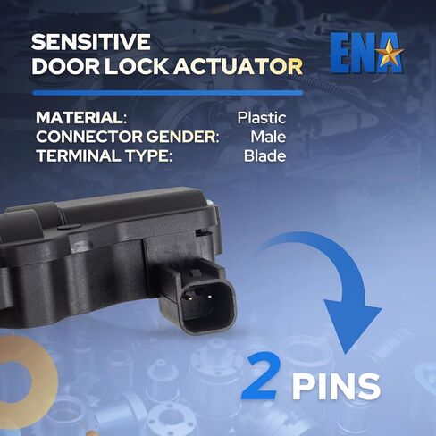 ENA Power Door Lock Latch Actuator Right Passenger Side Compatible with Ford F150 Mustang Explorer Lincoln Aviator Mercury Montego 2004 2005 2006 2007 2008 Replacement for 746-162 746162 DLA256 in Saudi Arabia