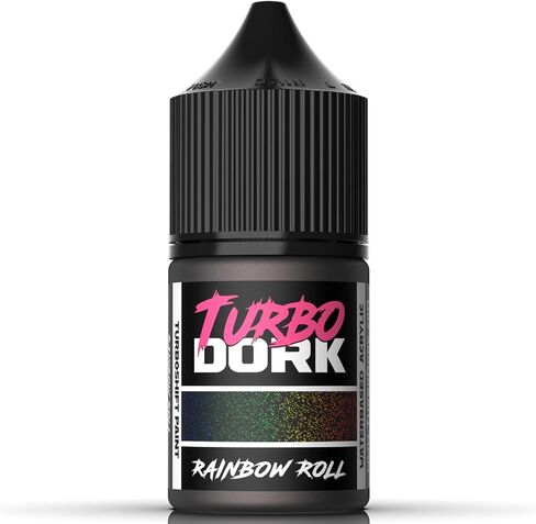 Turbo Dork Rainbow Roll TurboShift Acrylic Paint 22ml Bottle - Water-based Non-Toxic Metallic Color Shifting Paint in Saudi Arabia