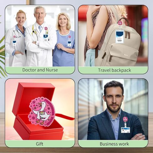 مضحك I DK، أنا فقط أعمل هنا بكرة شارة، مشبك حامل شارة هوية قابل للسحب لطيف مع حلقة تسلق دوارة 360 درجة، مقاطع شارة عمل لبطاقة الاسم للممرضة RN LPN CNA MA طالب الطب in Saudi Arabia
