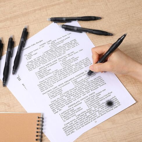 12 حزمة من الأقلام السوداء القابلة للمسح، انقر فوق نقطة رفيعة 0.5 مم قابلة للسحب، أقلام هلامية سوداء قابلة للمسح، لوازم قرطاسية لإكمال ألغاز سودوكو والكلمات المتقاطعة (حبر أسود) in Saudi Arabia