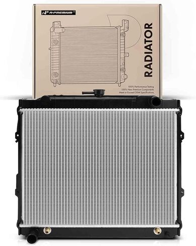 A-Premium Engine Coolant Radiator Assembly with Transmission Oil Cooler Compatible with Toyota 1984-1991 4Runner, 1986-1995 Pickup, L4 2.4L in Saudi Arabia