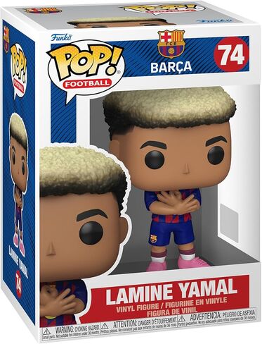 Funko Pop! Football: Barcelona - Lamine Yamal - Barcelona FC 2025 - Collectable Vinyl Figure - Gift Idea - Official Merchandise - Toys for Kids & Adults - Sports Fans - Model Figure for Collectors in Saudi Arabia