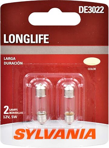 SYLVANIA DE3022 Long Life Miniature Bulb, (Contains 2 Bulbs) in Saudi Arabia