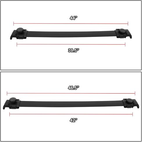 Auto Dynasty Roof Rack Cross Bars Compatible with 2009-2017 Dodge Journey, 150lbs Rooftop Cargo Bars Aluminum Anti-Corrosion Roof Rails for Luggage Bike Kayak Racks in Saudi Arabia