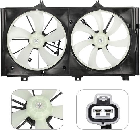 OCPTY Cooling Fan for 2005-2010 for Toyota Avalon 2007 2008 2009 2010 2011 for Toyota Camry 2009 2010 2011 2012 for Toyota Venza in Kuwait