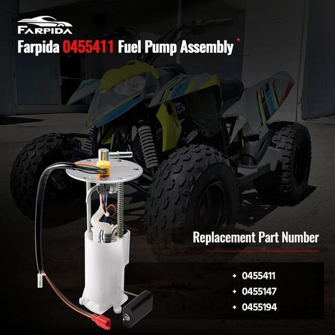 0455411 Fuel Pump Assembly Fits for Polaris Outlaw 110 EFI 2016 2017 2018 2019 2020 2021 2022 2023, Fuel Pump Module Replace 0455147 0455194 in Saudi Arabia