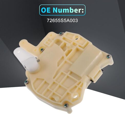 X AUTOHAUX استبدال المحرك الخلفي الأيسر لجانب الركاب قفل الباب الكهربائي لهوندا سيفيك 01-05 مجموعة مشغل مزلاج الباب استبدال رقم 72655S5A003 بيج in Saudi Arabia