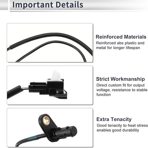 ABS Wheel Speed Sensor Front Left ABS Sensor Anti-lock Braking System Sensor No.598102T500 for Kia Optima 2011-2013 in Saudi Arabia