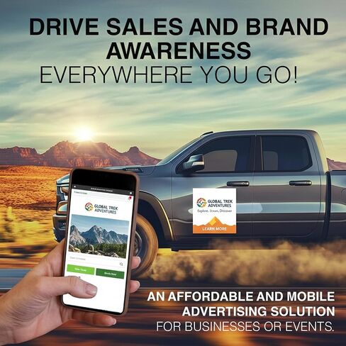 2-Pack Car Magnet – Custom Magnetic Sign for Vehicles, Personalized Magnetic Car Sign with Durable Lamination, Weatherproof Vehicle Magnet for Cars and Trucks in Saudi Arabia
