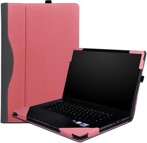 Laptop Cover Case for HP 240 14 inch G10 & for HP 245 14 inch G10 Notebook PC Sleeve,PU Leather Detachable Protective Case Bag Accessories (Dark Grey) in Saudi Arabia