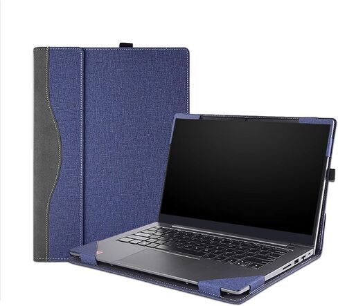 Laptop Cover Case for HP 240 14 inch G10 & for HP 245 14 inch G10 Notebook PC Sleeve,PU Leather Detachable Protective Case Bag Accessories (Dark Grey) in Saudi Arabia