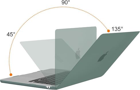 حافظة MOSISO متوافقة مع جهاز MacBook Air 15 بوصة إصدار 2023 شريحة A2941 M2، غطاء بلاستيكي صلب وحقيبة من النيوبرين وغطاء لوحة المفاتيح وواقي شاشة وحقيبة تخزين، أخضر زمردي in Kuwait