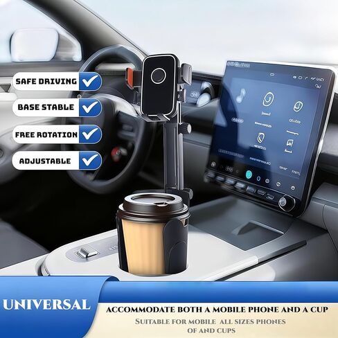 حامل حامل حامل حامل للهاتف اللوحي أرضي من ECOOLBUY من أجل الحجم الأقصى من 9.5 إلى 14.5 بوصة أقراص الارتفاع 360 درجة وعرض الموسيقى قابل للتعديل والفيديو + حقيبة in Kuwait