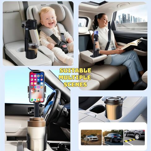 حامل حامل حامل حامل للهاتف اللوحي أرضي من ECOOLBUY من أجل الحجم الأقصى من 9.5 إلى 14.5 بوصة أقراص الارتفاع 360 درجة وعرض الموسيقى قابل للتعديل والفيديو + حقيبة in Kuwait