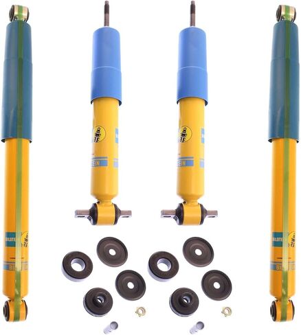 Bilstein 24-187480 24-187510 Set of 4600 Series Front & Rear Monotube Shocks fits 2011 2018 Ram 1500 RWD - Improves Ride Quality, Handling & Comfort in Saudi Arabia