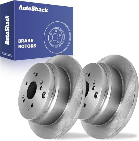 AutoShack 12.32 "(313 ملم) استبدال دوارات الفرامل الخلفية الصلبة لمجموعة 2002-2004 Honda Odyssey 2-PC in Saudi Arabia