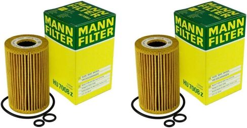 زوج مجموعة من 2 مرشحات زيت المحرك مان HU7008Z لشركة فولكس فاجن باسات 2.0 L4 ديزل 12-14 in Saudi Arabia