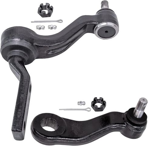 Detroit Axle - 4WD Front 14pc Suspension Kit for Chevy GMC K1500 K2500 Blazer Yukon 4 Upper Lower Ball Joints 4 Inner Outer Tie Rods 2 Sway Bars 2 Adjusting Sleeves 1 Idler 1 Pitman Arm Replacement in Saudi Arabia