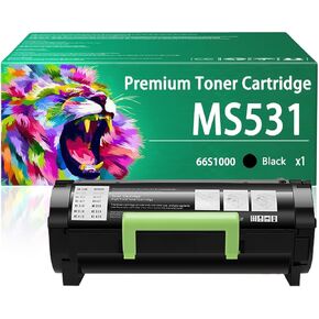 خرطوشة حبر MS531 66S1000 متوافقة مع خراطيش الحبر Lexmark MS531 66S1000 تعمل مع طابعات Lexmark MS531dw MS631dw MS632dwe MX532adwe MX632adwe in Saudi Arabia
