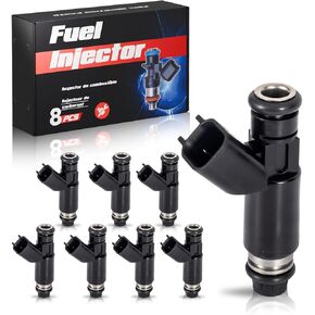 ENA Fuel Injector for FJ502 12580426 832-12114 25326903 Set of 8 Compatible with Chevrolet GMC Avalanche Express Silverado Suburban 1500 Tahoe Sierra Yukon XL V8 5.3L 2002 2003 2004 2005 2006 2007 in Saudi Arabia