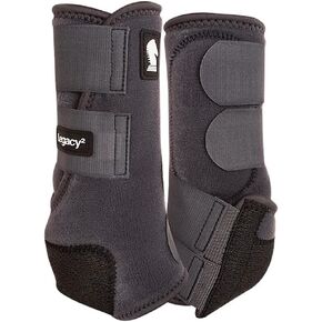 Classic Equine Legacy2 Hind Protective Boots 2 Pack Cheetah L in Kuwait