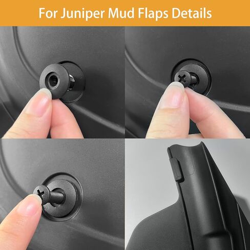 Mud Flaps for Tesla Model Y Juniper Accessories 2026 2025, Mud Guards for Tesla Model Y Juniper, TPE All-Weather Protection Mud Flaps [Protect Paint, No Drilling Required] Black (Set of 4) in Saudi Arabia