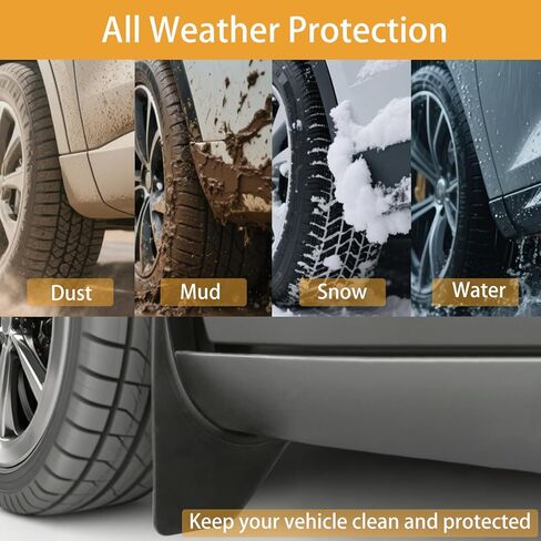 Mud Flaps for Tesla Model Y Juniper Accessories 2026 2025, Mud Guards for Tesla Model Y Juniper, TPE All-Weather Protection Mud Flaps [Protect Paint, No Drilling Required] Black (Set of 4) in Saudi Arabia