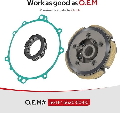 JAVIK Wet Clutch Centrifugal Carrier Bearing For Yamaha Kodiak Grizzly Wolverine Rhino 400 450 YFM400 YFM450 2000-2024 O.E.M# 5GH-16620-00-00 in Saudi Arabia