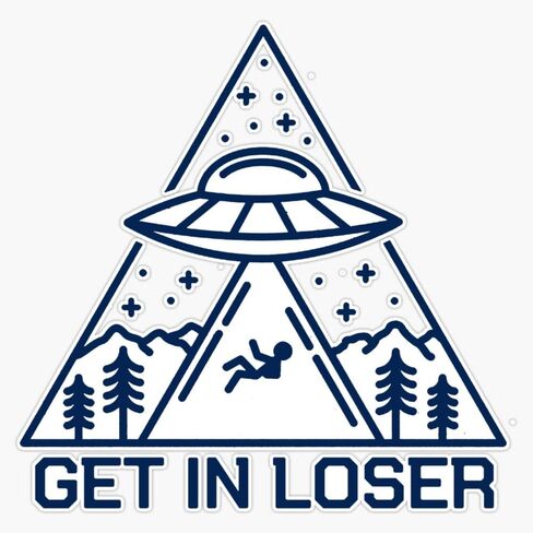 ملصق فينيل مغناطيسي Get in Loser Alien #6 من الفينيل المغناطيسي مقاس 5 بوصات in Saudi Arabia