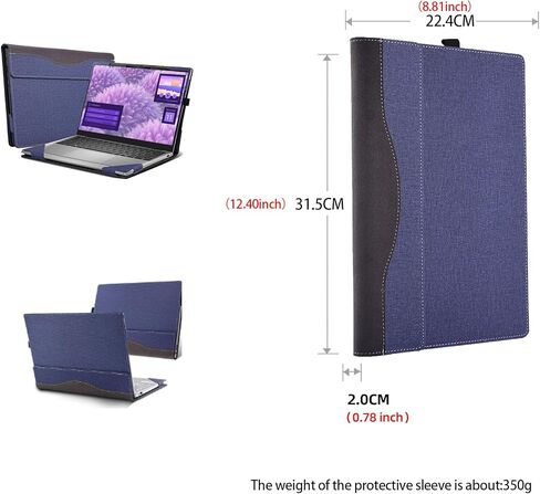 Laptop Case for Dell Inspiron 14 Laptop 5441 Laptop Notebook PC 14" Sleeve Detachable Shell (Dark Gray) in Saudi Arabia