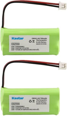 Kastar 1-Pack Ni-MH بطارية 2.4V 700mAh بديلة لبطارية Chatterbox CB50-BATT CB50BATT، Chatterbox CB-50، HJC CB-50 Tandem Pro Kit نظام الاتصال الداخلي القياسي in Saudi Arabia