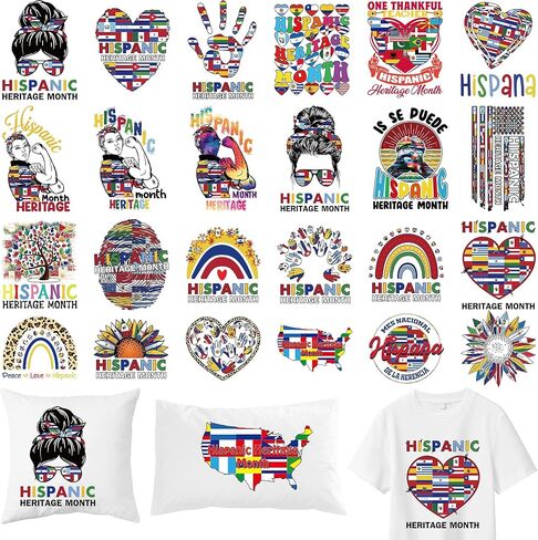 Summer Iron on Transfers for T-Shirts, 24 Pcs Sunset DTF Transfers Ready to Press, Family Vacation leton Iron on Patch Decals, Heat Transfer Vinyl for Bag Clothing DIY Craft in Saudi Arabia