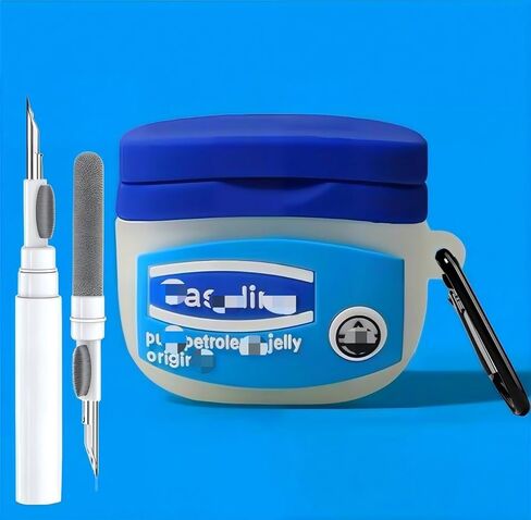 Cute Shark Case for Airpods Pro/Pro 2 Gen Cases 2023/2022/2019, Funny 3D Cartoon Kawaii Cool Cover with Cleaning Kit & Keychain for Apple Airpod Pro 2nd/1st Generation for Boys Girls Kids Teen, Shark in Kuwait