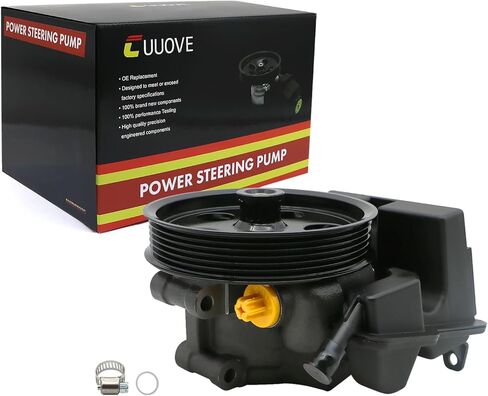 20-326 Power Steering Pump with Pulley Reservoir Compatible with Ford Focus 2006-2011 Transit Connect 2010-2012 2.0L 2.3L 2.5L, Power Assist Pump Assembly 6S4Z3A674A in Saudi Arabia