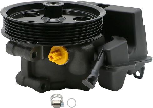 20-326 Power Steering Pump with Pulley Reservoir Compatible with Ford Focus 2006-2011 Transit Connect 2010-2012 2.0L 2.3L 2.5L, Power Assist Pump Assembly 6S4Z3A674A in Saudi Arabia