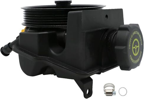 20-326 Power Steering Pump with Pulley Reservoir Compatible with Ford Focus 2006-2011 Transit Connect 2010-2012 2.0L 2.3L 2.5L, Power Assist Pump Assembly 6S4Z3A674A in Saudi Arabia