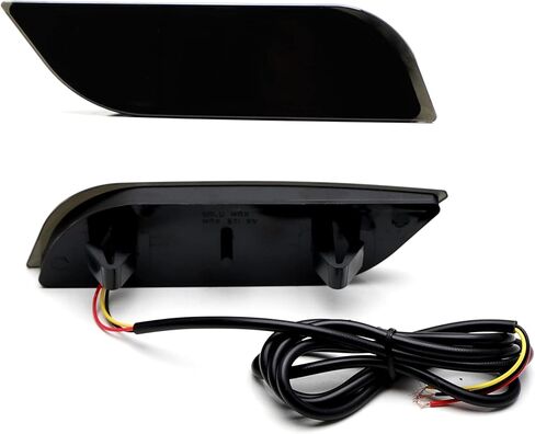 iJDMTOY JDM عدسة مدخنة سوداء اللون، مصابيح عاكسة سفلية LED كاملة متوافقة مع Subaru Impreza، WRX/WRX STI، XV Crosstrek، تعمل كذيل (مصابيح الضباب الخلفية)، فرامل/إيقاف in Saudi Arabia