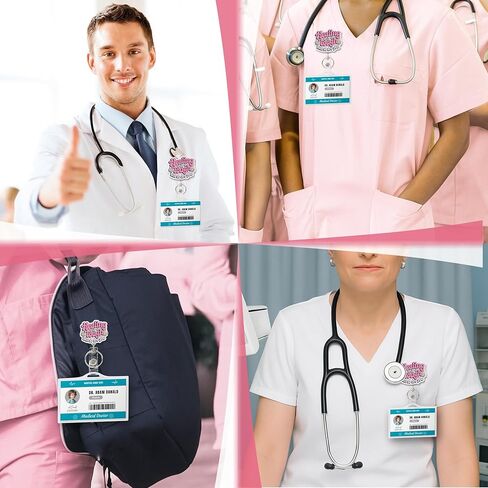 بكرة شارة ممرضة لطيفة ومضحكة "الشفاء صعب ولكن أنت كذلك"، حامل شارة قابل للسحب للممرضات والأخصائيين الاجتماعيين والمعلمين، ومشبك بطاقة الهوية الوردي، وإكسسوارات التمريض وهدايا الممرضات للنساء in Saudi Arabia
