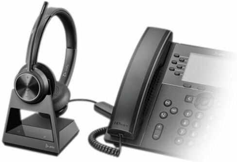 سماعة رأس HP Poly Savi 7300 Office 7320 - ستيريو - لاسلكية - DECT 6.0-590 قدم - 20 هرتز إلى 20 كيلو هرتز - فوق الرأس - بكلتا الأذنين - غطاء للأذن - ميكروفون لإلغاء الضوضاء in Saudi Arabia