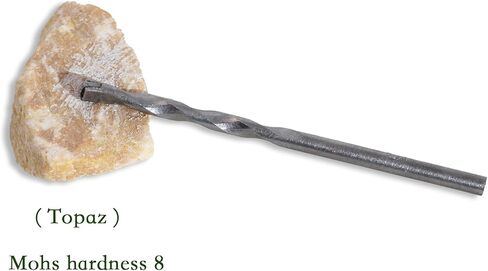 مجموعة معرف معدنية - 7 قطع - تتضمن لوحة خطية، مغناطيس، مسمار، نحاس، عدسة يد قابلة للسحب، مبرد أظافر، لقمة ثقب من السبائك لفصول الجيولوجيا والتحليل الميداني in Kuwait