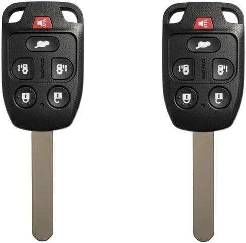 2 قطعة مفتاح السيارة فوب دخول بدون مفتاح عن بعد 313.8 ميجا هرتز N5F-A04TAA / 35118TK8A20 لهوندا أوديسي EXL 2011-2013 | 6 أزرار in Saudi Arabia